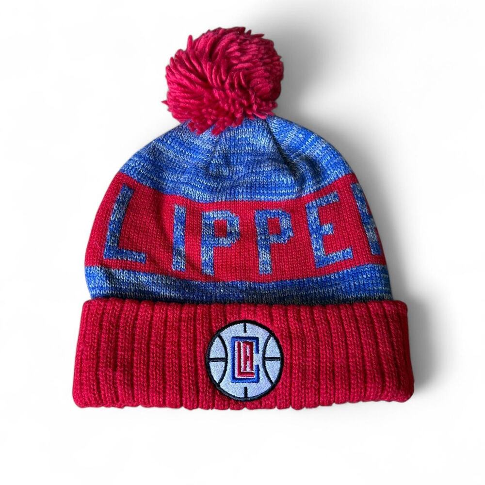 MITCHELL & NESS LA Clippers Pom Pom Beanie